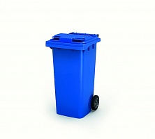 Мусорный бак синий 120 литров в Орле выбрать из каталога ПластикПроф